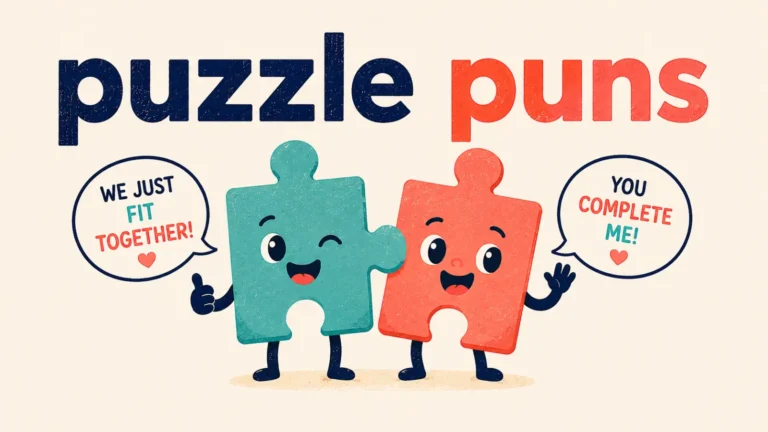 puzzle puns