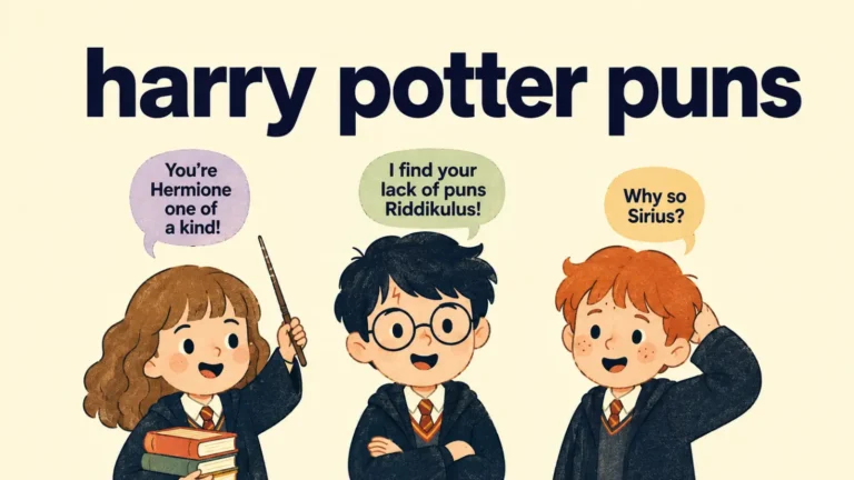harry potter puns