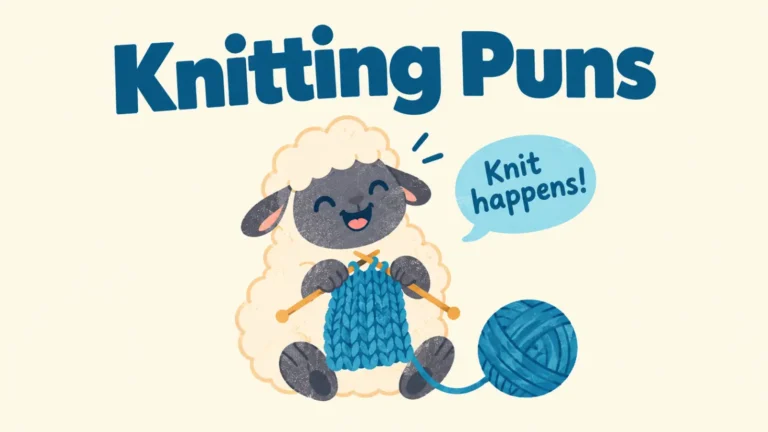 knitting puns