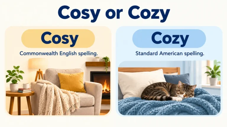 Cosy or Cozy