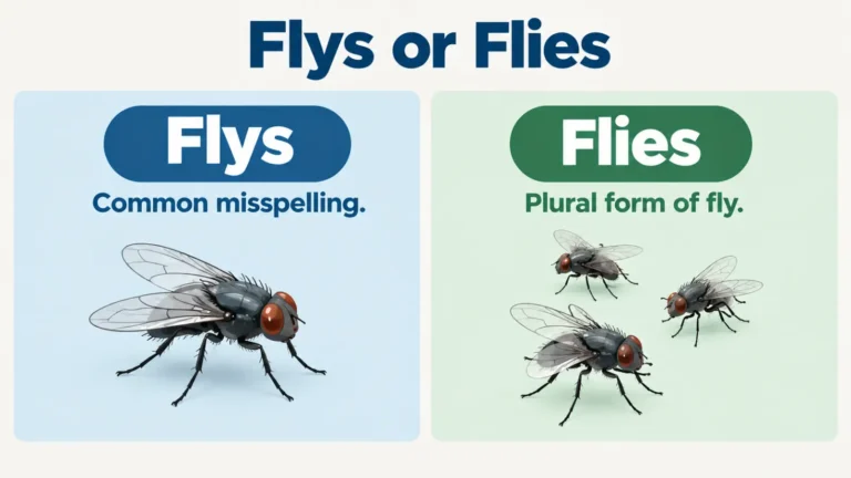 Flys or Flies