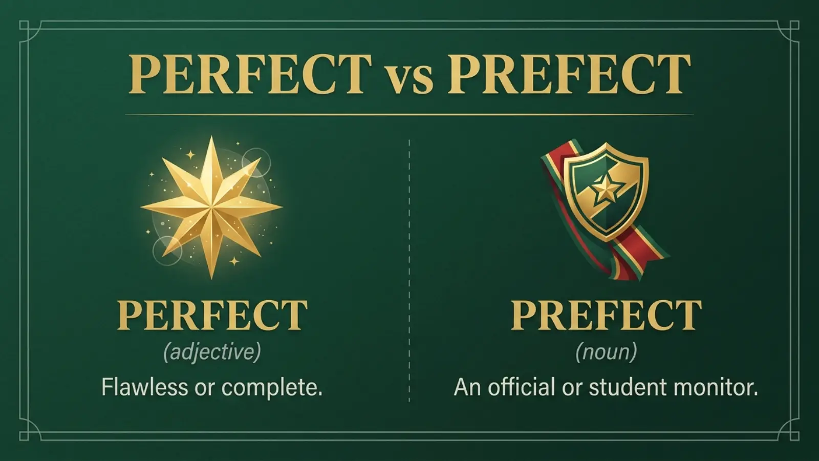 Perfect vs Prefect