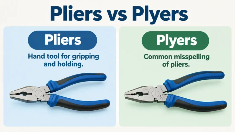Pliers vs Plyers