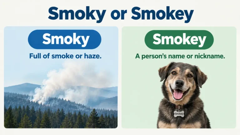 Smoky or Smokey