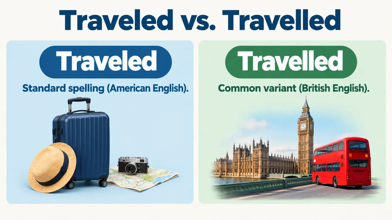 Traveled vs. Travelled
