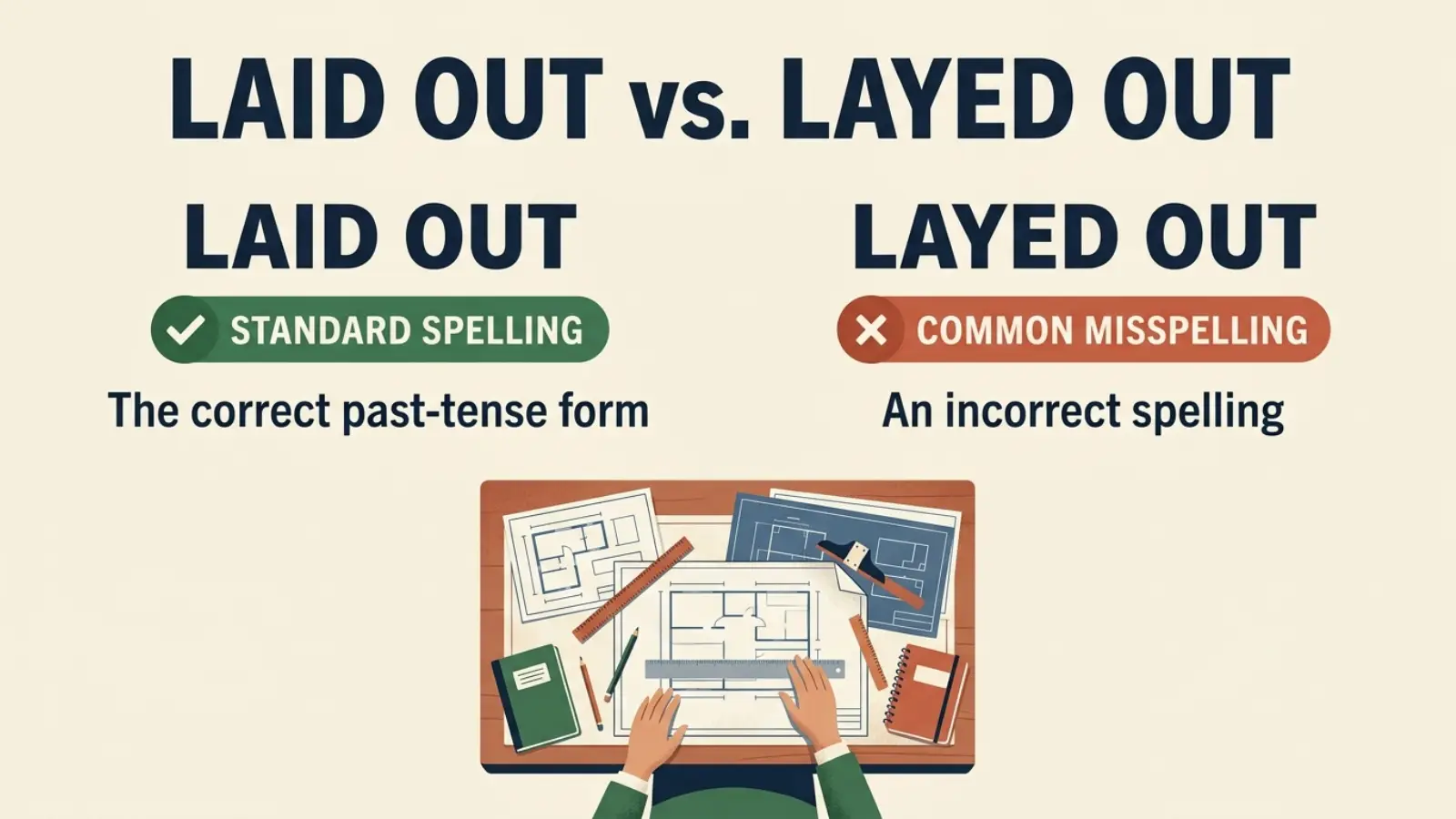 Laid Out vs. Layed Out